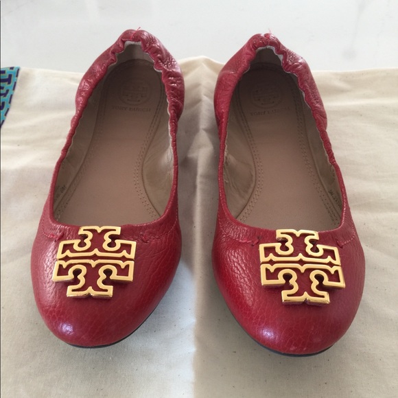Tory Burch Shoes - Tory Burch Flats, Melinda, gold emblem